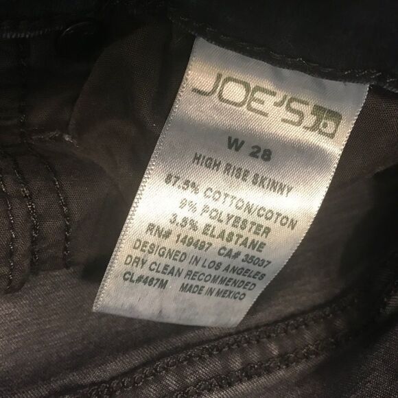 Joe's Jeans High Rise Skinny Jeans Dark Wash 28 - Picture 7 of 8